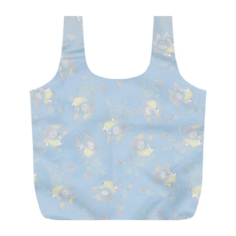 Bluey, Bluey merch, Bluey pattern, Bluey Bluey, bingo, Bluey design, bluey dog Full Print Recycle Bag (L) from ArtsNow.com Front