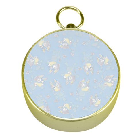 Bluey, Bluey merch, Bluey pattern, Bluey Bluey, bingo, Bluey design, bluey dog Gold Compasses from ArtsNow.com Front