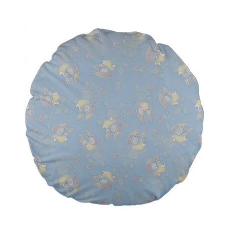Bluey, Bluey merch, Bluey pattern, Bluey Bluey, bingo, Bluey design, bluey dog Standard 15  Premium Flano Round Cushions from ArtsNow.com Front