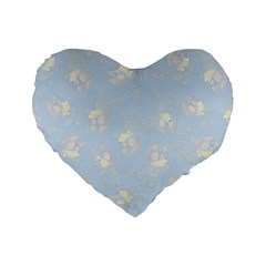 Bluey, Bluey merch, Bluey pattern, Bluey Bluey, bingo, Bluey design, bluey dog Standard 16  Premium Flano Heart Shape Cushions from ArtsNow.com Front