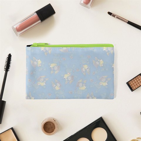 Bluey, Bluey merch, Bluey pattern, Bluey Bluey, bingo, Bluey design, bluey dog Cosmetic Bag (XS) from ArtsNow.com Front