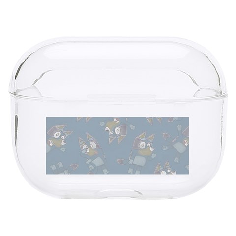Bluey, Bluey merch, Bluey pattern, Bluey Bluey, bingo, Bluey design, bluey dog Hard PC AirPods Pro Case from ArtsNow.com Front