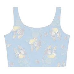 Bluey, Bluey merch, Bluey pattern, Bluey Bluey, bingo, Bluey design, bluey dog Midi Sleeveless Dress from ArtsNow.com Top Front