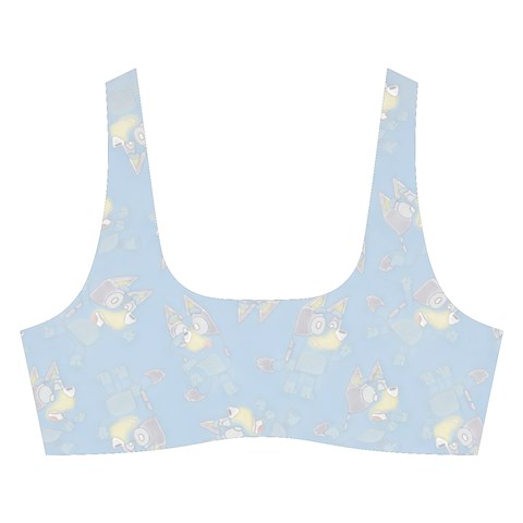 Bluey, Bluey merch, Bluey pattern, Bluey Bluey, bingo, Bluey design, bluey dog Cross Back Hipster Bikini Set from ArtsNow.com Front