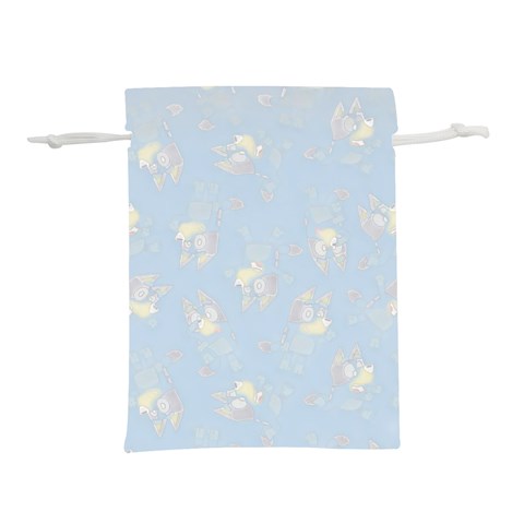 Bluey, Bluey merch, Bluey pattern, Bluey Bluey, bingo, Bluey design, bluey dog Lightweight Drawstring Pouch (L) from ArtsNow.com Front