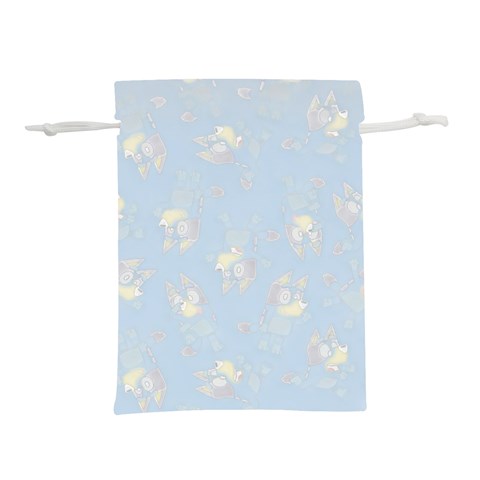 Bluey, Bluey merch, Bluey pattern, Bluey Bluey, bingo, Bluey design, bluey dog Lightweight Drawstring Pouch (L) from ArtsNow.com Back
