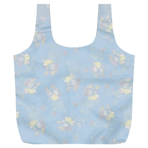 Bluey, Bluey merch, Bluey pattern, Bluey Bluey, bingo, Bluey design, bluey dog Full Print Recycle Bag (XXXL) from ArtsNow.com Front