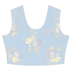 Bluey, Bluey merch, Bluey pattern, Bluey Bluey, bingo, Bluey design, bluey dog Women s Crop Top Pleated Skater Rave Skirt from ArtsNow.com Front