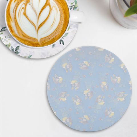 Bluey, Bluey merch, Bluey pattern, Bluey Bluey, bingo, Bluey design, bluey dog UV Print Round Tile Coaster from ArtsNow.com Front