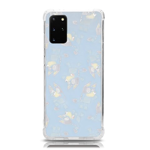 Bluey, Bluey merch, Bluey pattern, Bluey Bluey, bingo, Bluey design, bluey dog Samsung Galaxy S20 Plus 6.7 Inch TPU UV Case from ArtsNow.com Front