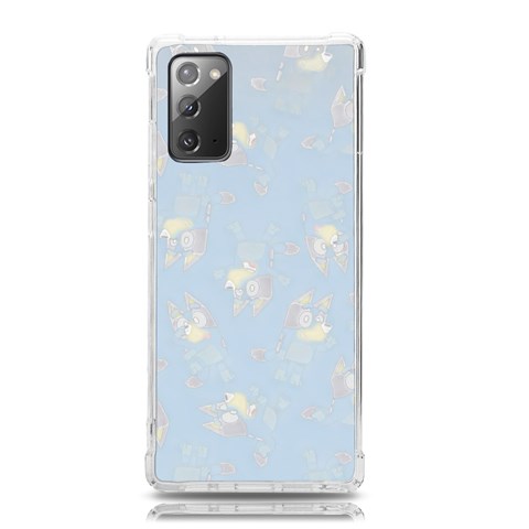 Bluey, Bluey merch, Bluey pattern, Bluey Bluey, bingo, Bluey design, bluey dog Samsung Galaxy Note 20 TPU UV Case from ArtsNow.com Front