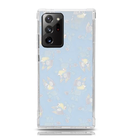 Bluey, Bluey merch, Bluey pattern, Bluey Bluey, bingo, Bluey design, bluey dog Samsung Galaxy Note 20 Ultra TPU UV Case from ArtsNow.com Front