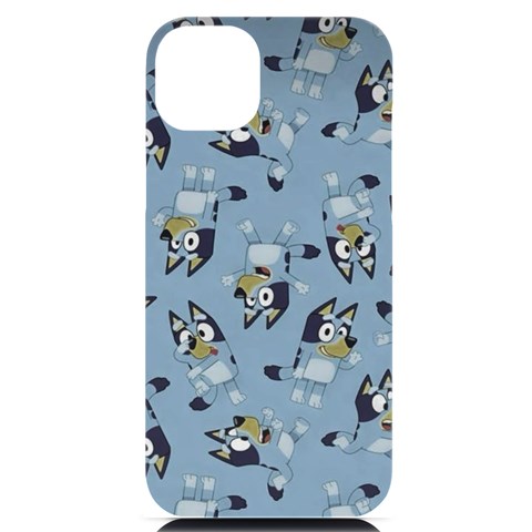 Bluey, Bluey merch, Bluey pattern, Bluey Bluey, bingo, Bluey design, bluey dog iPhone 14 Plus Black UV Print PC Hardshell Case from ArtsNow.com Front