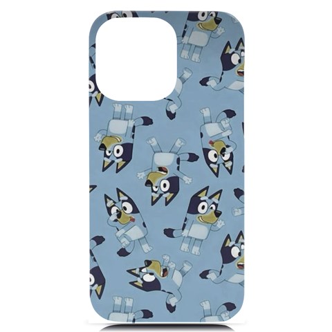 Bluey, Bluey merch, Bluey pattern, Bluey Bluey, bingo, Bluey design, bluey dog iPhone 14 Pro Max Black UV Print PC Hardshell Case from ArtsNow.com Front
