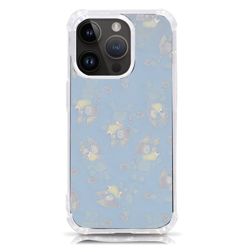 Bluey, Bluey merch, Bluey pattern, Bluey Bluey, bingo, Bluey design, bluey dog iPhone 14 Pro TPU UV Print Case from ArtsNow.com Front