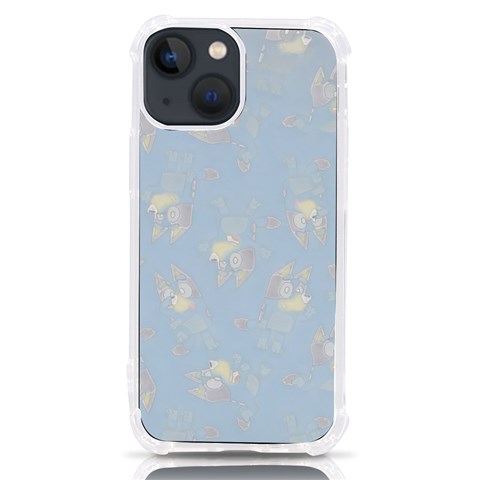 Bluey, Bluey merch, Bluey pattern, Bluey Bluey, bingo, Bluey design, bluey dog iPhone 13 mini TPU UV Print Case from ArtsNow.com Front