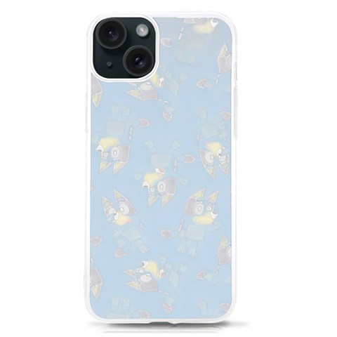 Bluey, Bluey merch, Bluey pattern, Bluey Bluey, bingo, Bluey design, bluey dog iPhone 15 TPU UV Print Case from ArtsNow.com Front