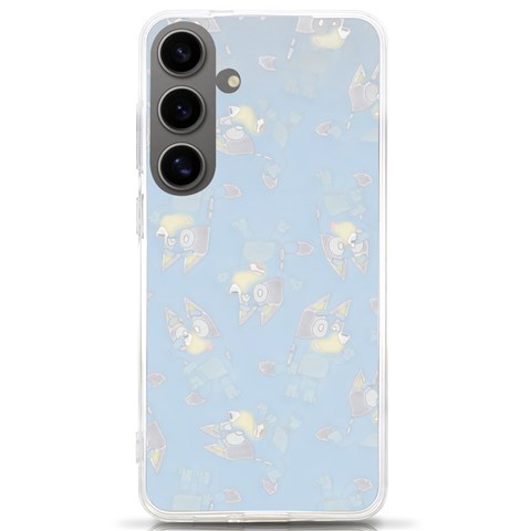 Bluey, Bluey merch, Bluey pattern, Bluey Bluey, bingo, Bluey design, bluey dog Samsung Galaxy S24 Ultra 6.9 Inch TPU UV Case from ArtsNow.com Front