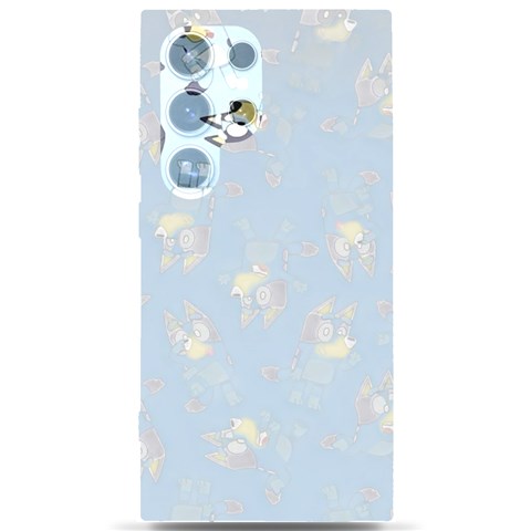 Bluey, Bluey merch, Bluey pattern, Bluey Bluey, bingo, Bluey design, bluey dog Samsung Galaxy S24 Ultra 6.9 Inch Black TPU UV Case from ArtsNow.com Front