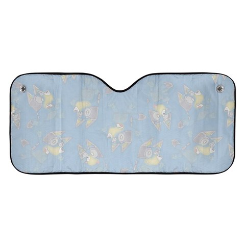 Bluey, Bluey merch, Bluey pattern, Bluey Bluey, bingo, Bluey design, bluey dog Car Windshield Sunshade from ArtsNow.com Front
