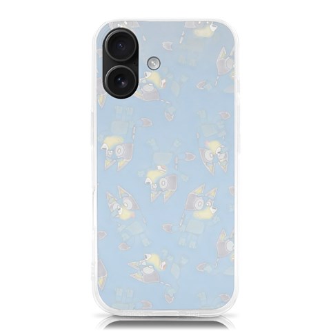 Bluey, Bluey merch, Bluey pattern, Bluey Bluey, bingo, Bluey design, bluey dog iPhone 16 TPU UV Print Case from ArtsNow.com Front