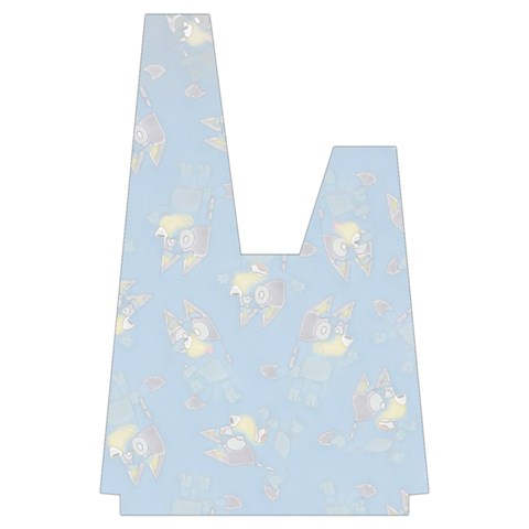 Bluey, Bluey merch, Bluey pattern, Bluey Bluey, bingo, Bluey design, bluey dog Japanese Wrist Knot Bag from ArtsNow.com Front