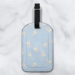 Bluey, Bluey merch, Bluey pattern, Bluey Bluey, bingo, Bluey design, bluey dog Nappa Leather Luggage Tag Rectangle from ArtsNow.com Back