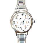 Bluey, Bluey merch, Bluey pattern, Bluey Bluey, bingo, Bluey design, bluey dog Round Italian Charm Watch Bluey, Bluey merch, Bluey pattern, Bluey Bluey, bingo, Bluey design, bluey dog Round Italian Charm Watch