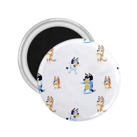 Bluey, Bluey merch, Bluey pattern, Bluey Bluey, bingo, Bluey design, bluey dog 2.25  Magnets from ArtsNow.com Front