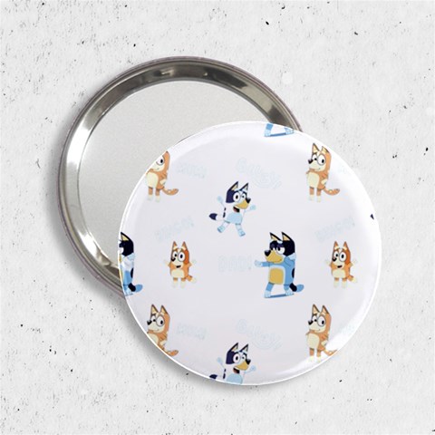 Bluey, Bluey merch, Bluey pattern, Bluey Bluey, bingo, Bluey design, bluey dog 2.25  Handbag Mirrors from ArtsNow.com Front