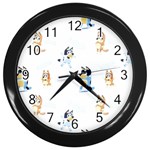 Bluey, Bluey merch, Bluey pattern, Bluey Bluey, bingo, Bluey design, bluey dog Wall Clock (Black) Bluey, Bluey merch, Bluey pattern, Bluey Bluey, bingo, Bluey design, bluey dog Wall Clock (Black)