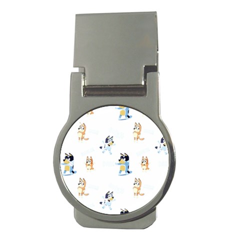 Bluey, Bluey merch, Bluey pattern, Bluey Bluey, bingo, Bluey design, bluey dog Money Clips (Round)  from ArtsNow.com Front