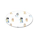 Bluey, Bluey merch, Bluey pattern, Bluey Bluey, bingo, Bluey design, bluey dog Sticker (Oval) Bluey, Bluey merch, Bluey pattern, Bluey Bluey, bingo, Bluey design, bluey dog Sticker (Oval)