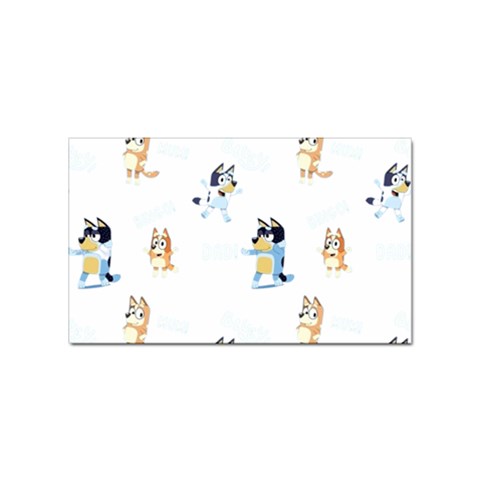 Bluey, Bluey merch, Bluey pattern, Bluey Bluey, bingo, Bluey design, bluey dog Sticker Rectangular (10 pack) from ArtsNow.com Front