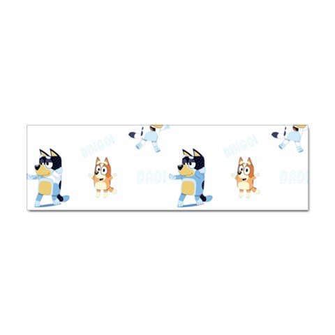 Bluey, Bluey merch, Bluey pattern, Bluey Bluey, bingo, Bluey design, bluey dog Sticker Bumper (10 pack) from ArtsNow.com Front