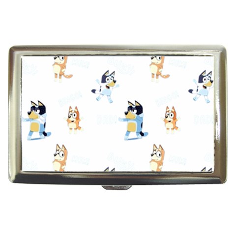 Bluey, Bluey merch, Bluey pattern, Bluey Bluey, bingo, Bluey design, bluey dog Cigarette Money Case from ArtsNow.com Front