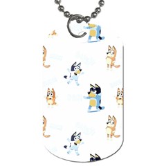 Bluey, Bluey merch, Bluey pattern, Bluey Bluey, bingo, Bluey design, bluey dog Dog Tag (Two Sides) from ArtsNow.com Back