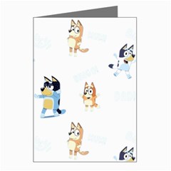 Bluey, Bluey merch, Bluey pattern, Bluey Bluey, bingo, Bluey design, bluey dog Greeting Cards (Pkg of 8) from ArtsNow.com Left