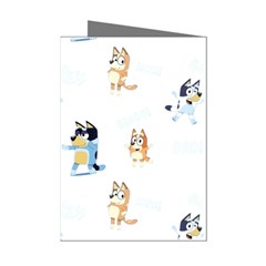 Bluey, Bluey merch, Bluey pattern, Bluey Bluey, bingo, Bluey design, bluey dog Mini Greeting Cards (Pkg of 8) from ArtsNow.com Left