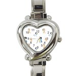 Bluey, Bluey merch, Bluey pattern, Bluey Bluey, bingo, Bluey design, bluey dog Heart Italian Charm Watch Bluey, Bluey merch, Bluey pattern, Bluey Bluey, bingo, Bluey design, bluey dog Heart Italian Charm Watch
