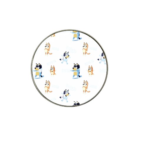 Bluey, Bluey merch, Bluey pattern, Bluey Bluey, bingo, Bluey design, bluey dog Hat Clip Ball Marker (4 pack) from ArtsNow.com Front