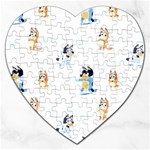 Bluey, Bluey merch, Bluey pattern, Bluey Bluey, bingo, Bluey design, bluey dog Jigsaw Puzzle (Heart) Bluey, Bluey merch, Bluey pattern, Bluey Bluey, bingo, Bluey design, bluey dog Jigsaw Puzzle (Heart)