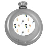 Bluey, Bluey merch, Bluey pattern, Bluey Bluey, bingo, Bluey design, bluey dog Round Hip Flask (5 oz) Bluey, Bluey merch, Bluey pattern, Bluey Bluey, bingo, Bluey design, bluey dog Round Hip Flask (5 oz)