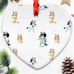 Bluey, Bluey merch, Bluey pattern, Bluey Bluey, bingo, Bluey design, bluey dog Heart Ornament (Two Sides) Bluey, Bluey merch, Bluey pattern, Bluey Bluey, bingo, Bluey design, bluey dog Heart Ornament (Two Sides)