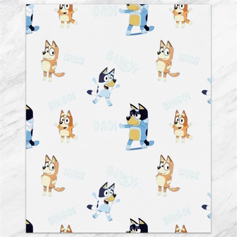 Bluey, Bluey merch, Bluey pattern, Bluey Bluey, bingo, Bluey design, bluey dog Canvas 16  x 20  from ArtsNow.com 15.75 x19.29  Canvas - 1