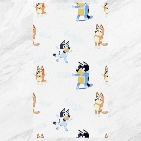 Bluey, Bluey merch, Bluey pattern, Bluey Bluey, bingo, Bluey design, bluey dog Canvas 40  x 72  from ArtsNow.com 39.28 x69.23  Canvas - 1