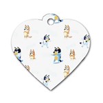 Bluey, Bluey merch, Bluey pattern, Bluey Bluey, bingo, Bluey design, bluey dog Dog Tag Heart (One Side) Bluey, Bluey merch, Bluey pattern, Bluey Bluey, bingo, Bluey design, bluey dog Dog Tag Heart (One Side)