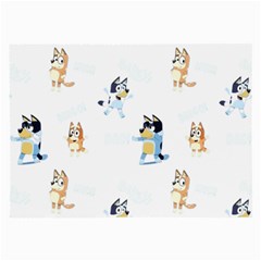 Bluey, Bluey merch, Bluey pattern, Bluey Bluey, bingo, Bluey design, bluey dog Large Glasses Cloth (2 Sides) from ArtsNow.com Back