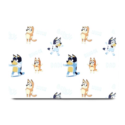 Bluey, Bluey merch, Bluey pattern, Bluey Bluey, bingo, Bluey design, bluey dog Plate Mats from ArtsNow.com 18 x12  Plate Mat