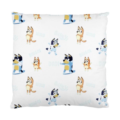 Bluey, Bluey merch, Bluey pattern, Bluey Bluey, bingo, Bluey design, bluey dog Standard Cushion Case (Two Sides) from ArtsNow.com Front